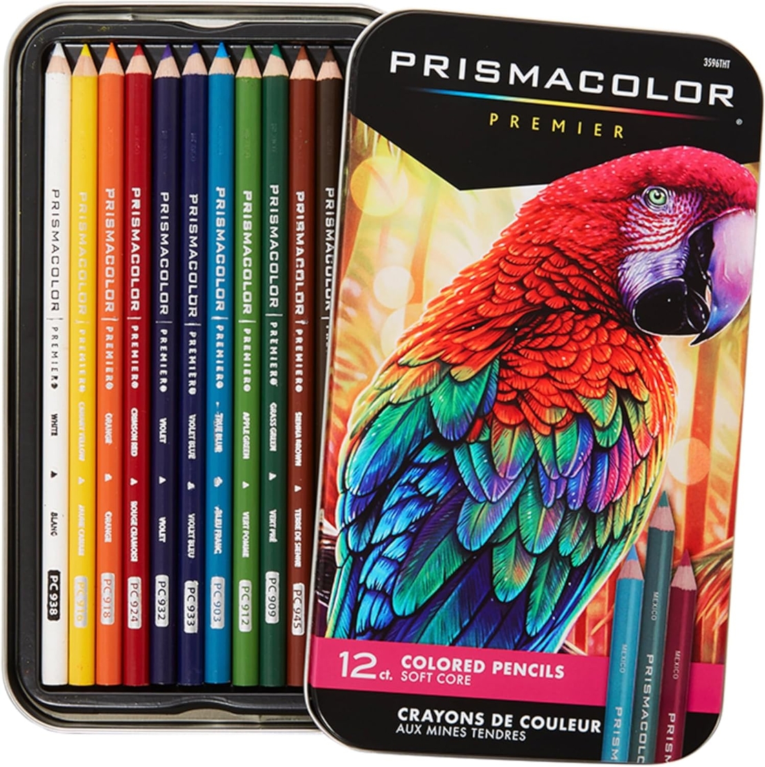 עפרונות ציור פריזמה קולור סט 12 Prismacolor Premier Soft Core