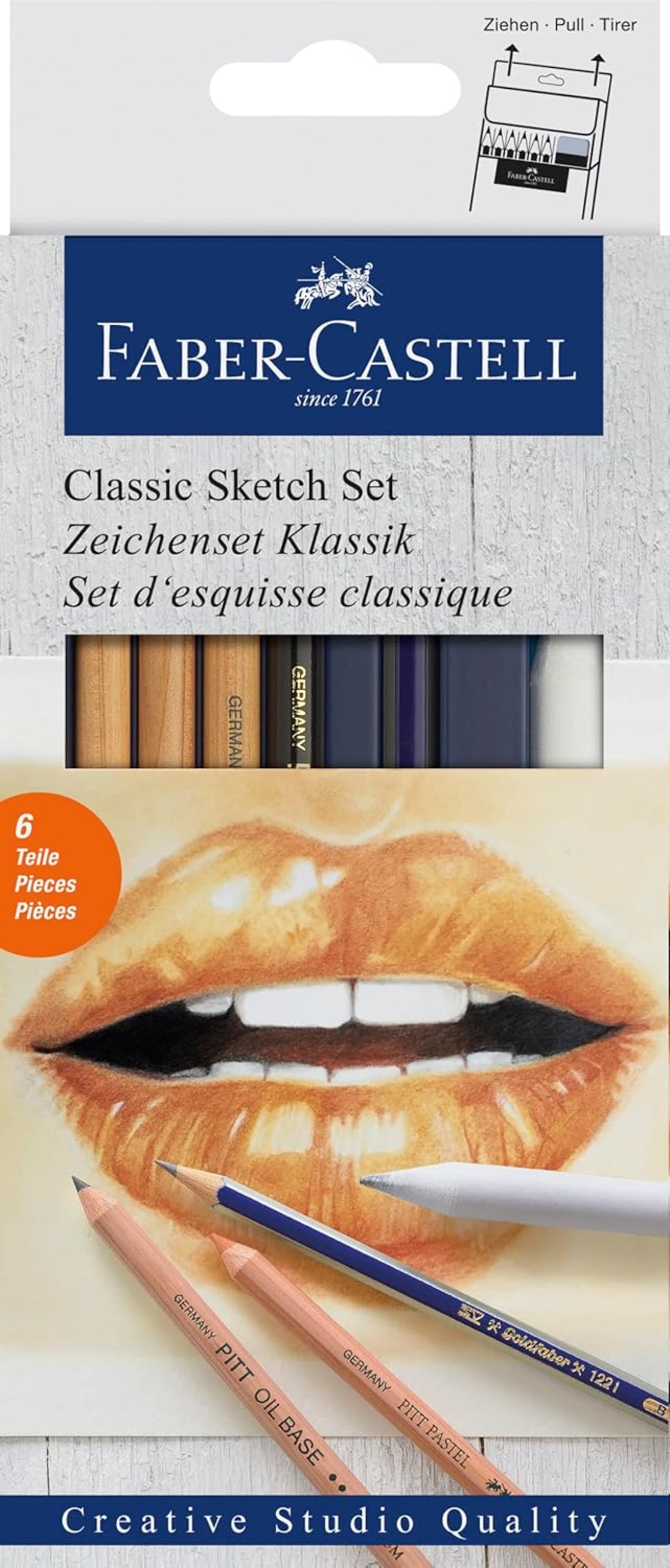 סט רישום קלאסי Faber-Castell – Classic Sketch Set