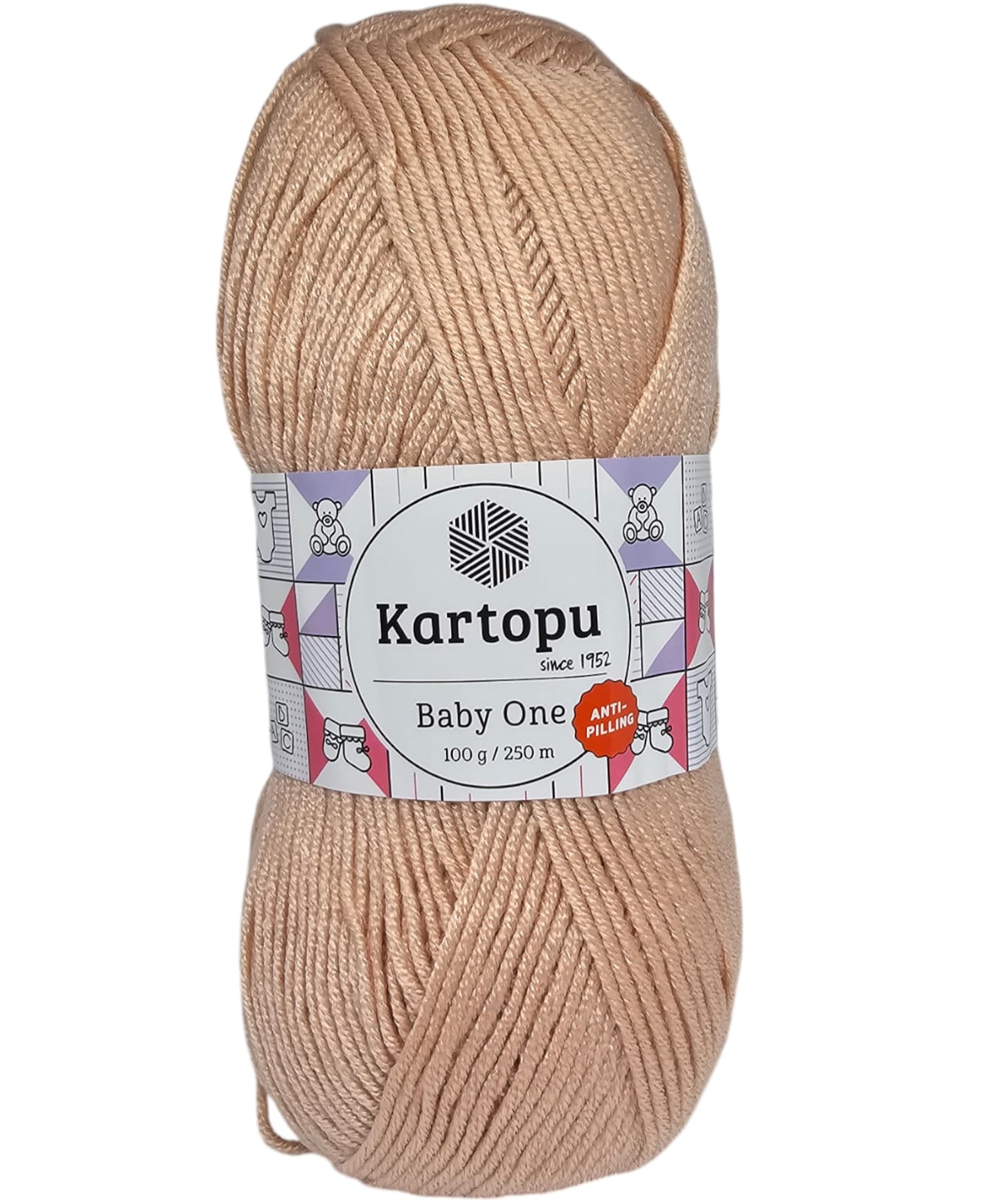 צמר בייבי KARTOPU BABY ONE- אפרסק בהיר