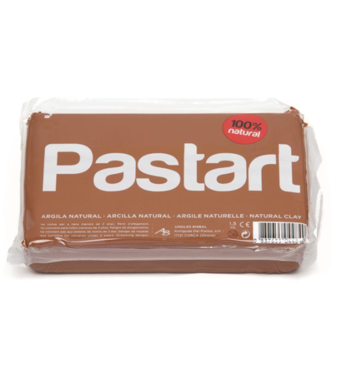 חימר טבעי 100% - Pastart Natural Clay