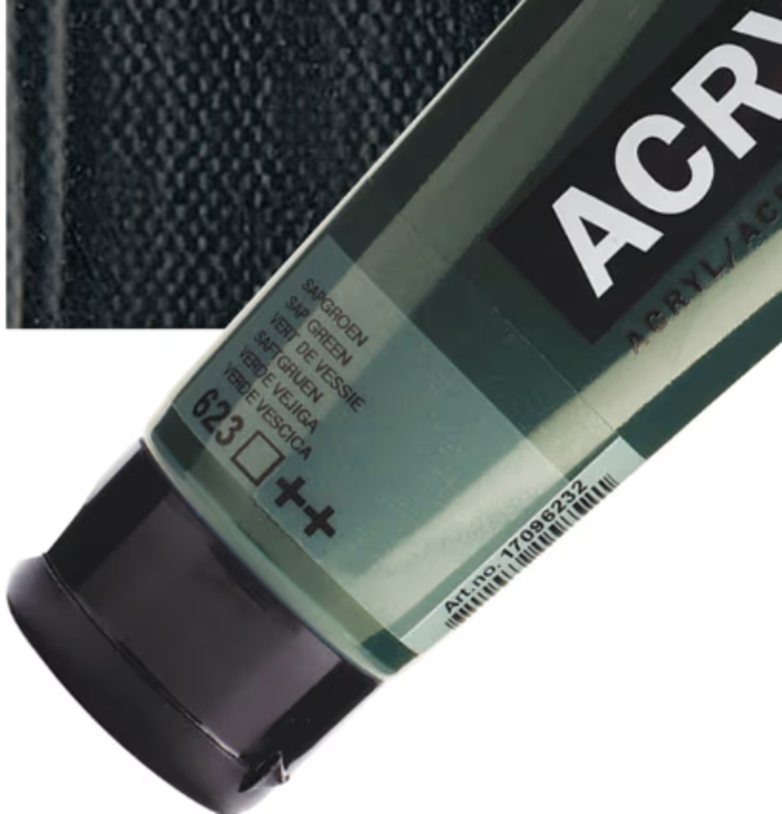 צבע אקריליק אמסטרדם מסדרת Standard – גוון ירוק סאפ (Sap Green 623)