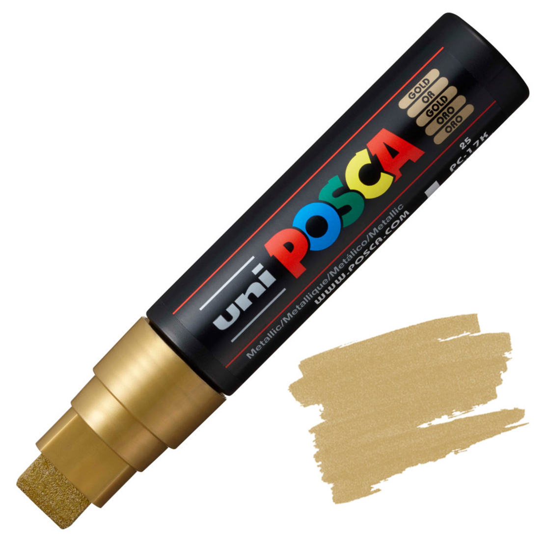 טושים פוסקה לציור POSCA 17K ראש ישר 15 מ