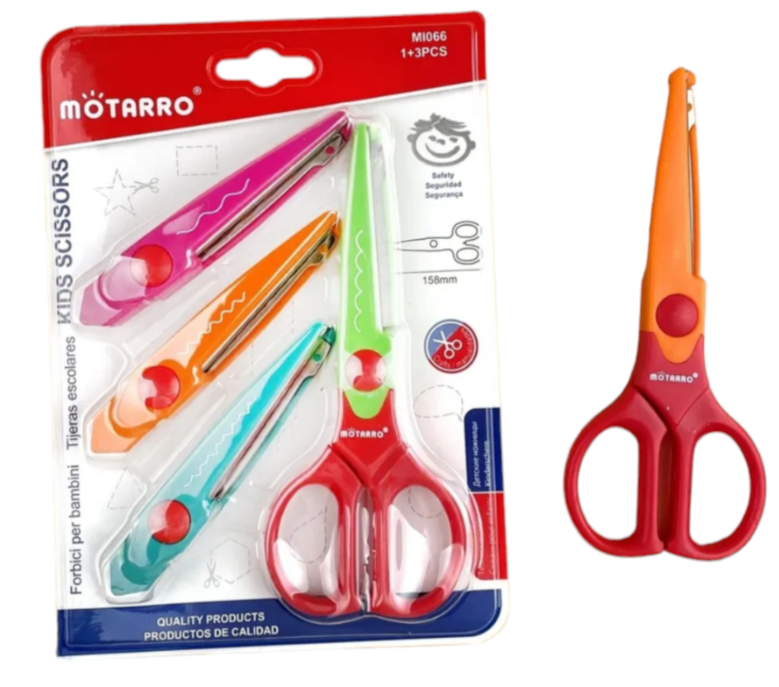 סט מספריים עם ראשים להחלפה בצורות שונות Motarro