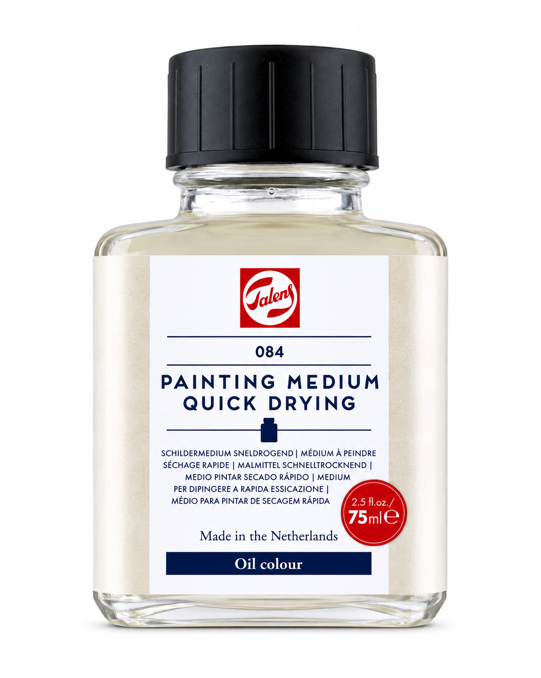 מדיום מהיר ייבוש לצבעי שמן - Talens Painting Medium Quick Drying 75ml