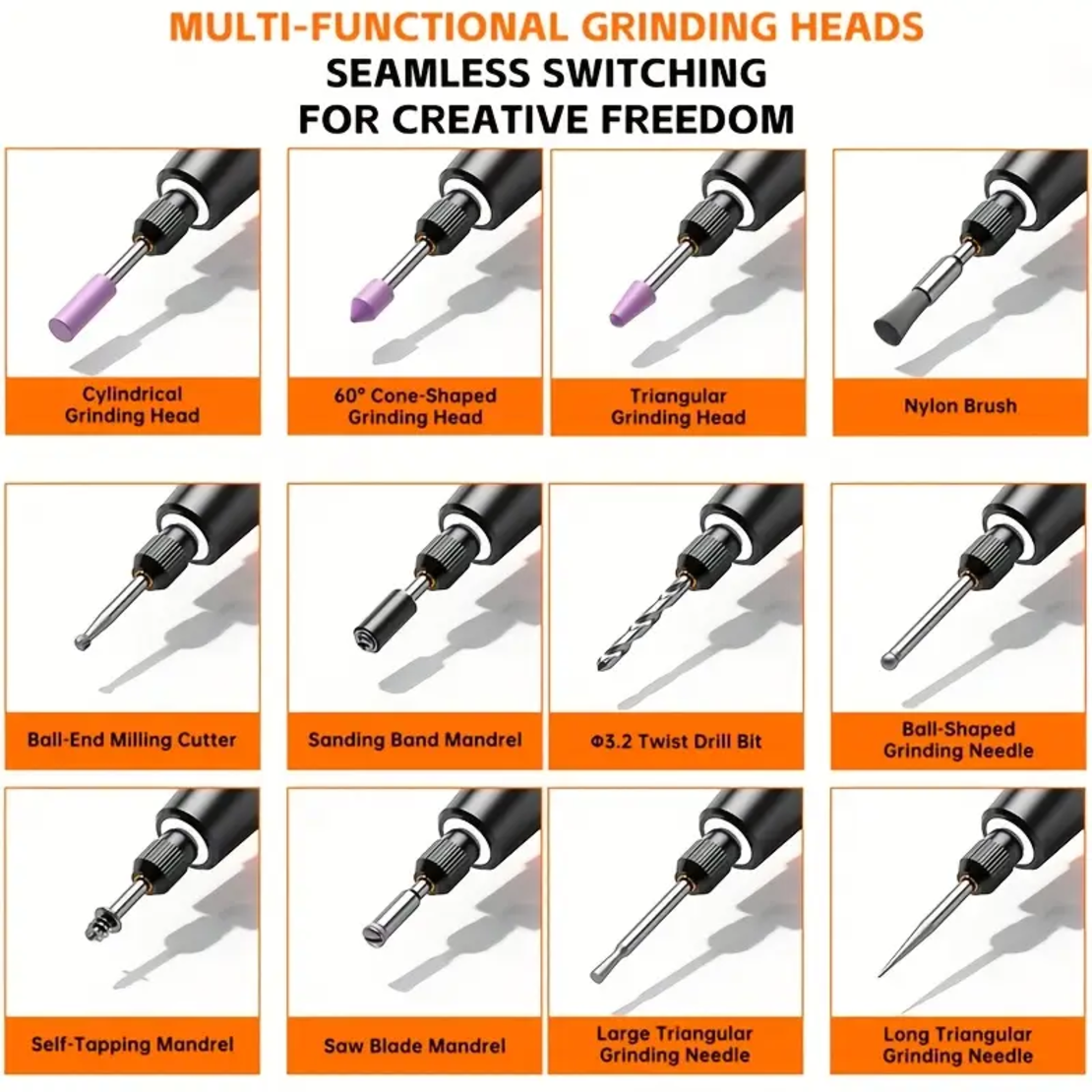 ערכת כלי רוטרי נטען עם אביזרים – Rotary Tool Pen Kit 3.7V