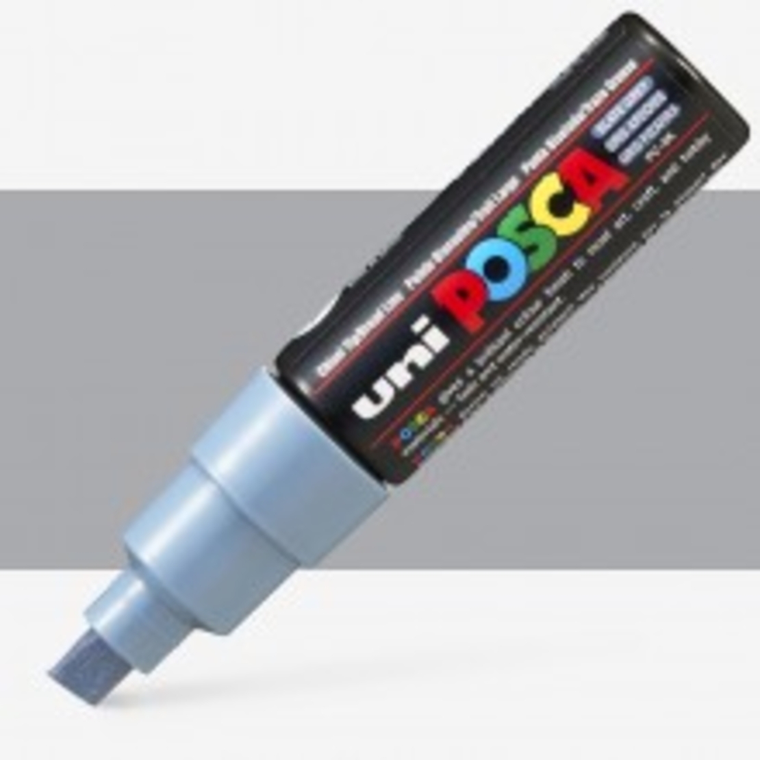 טוש פוסקה לציור-8מ''מ POSCA K8- אפור