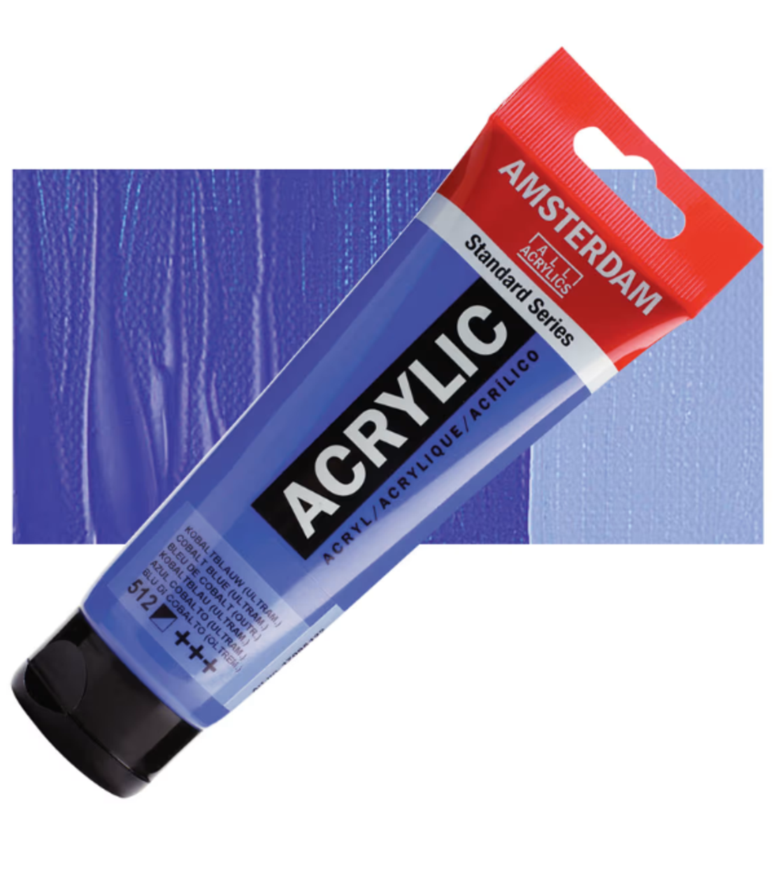 צבע אקרילי Amsterdam סדרת Standard – כחול קובלט אולטרמרין (Cobalt Blue Ultramarine) – נפח 120 מ