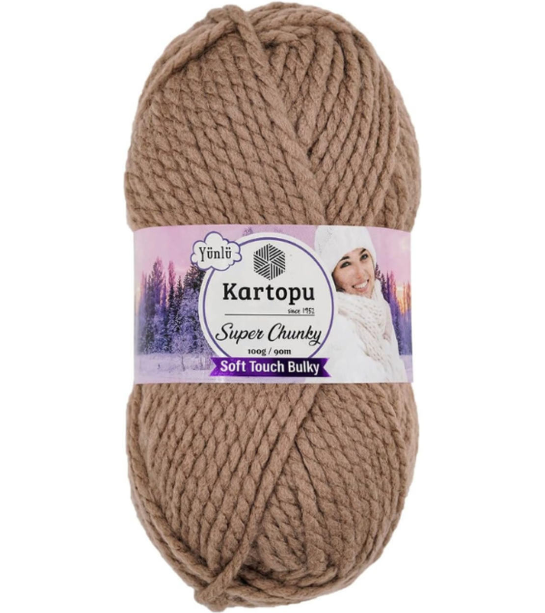 חוט צמר עבה לסריגה Kartopu Super Chunky – צבע  פישתן