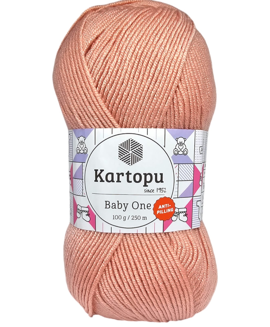 צמר בייבי KARTOPU BABY ONE- אפרסק