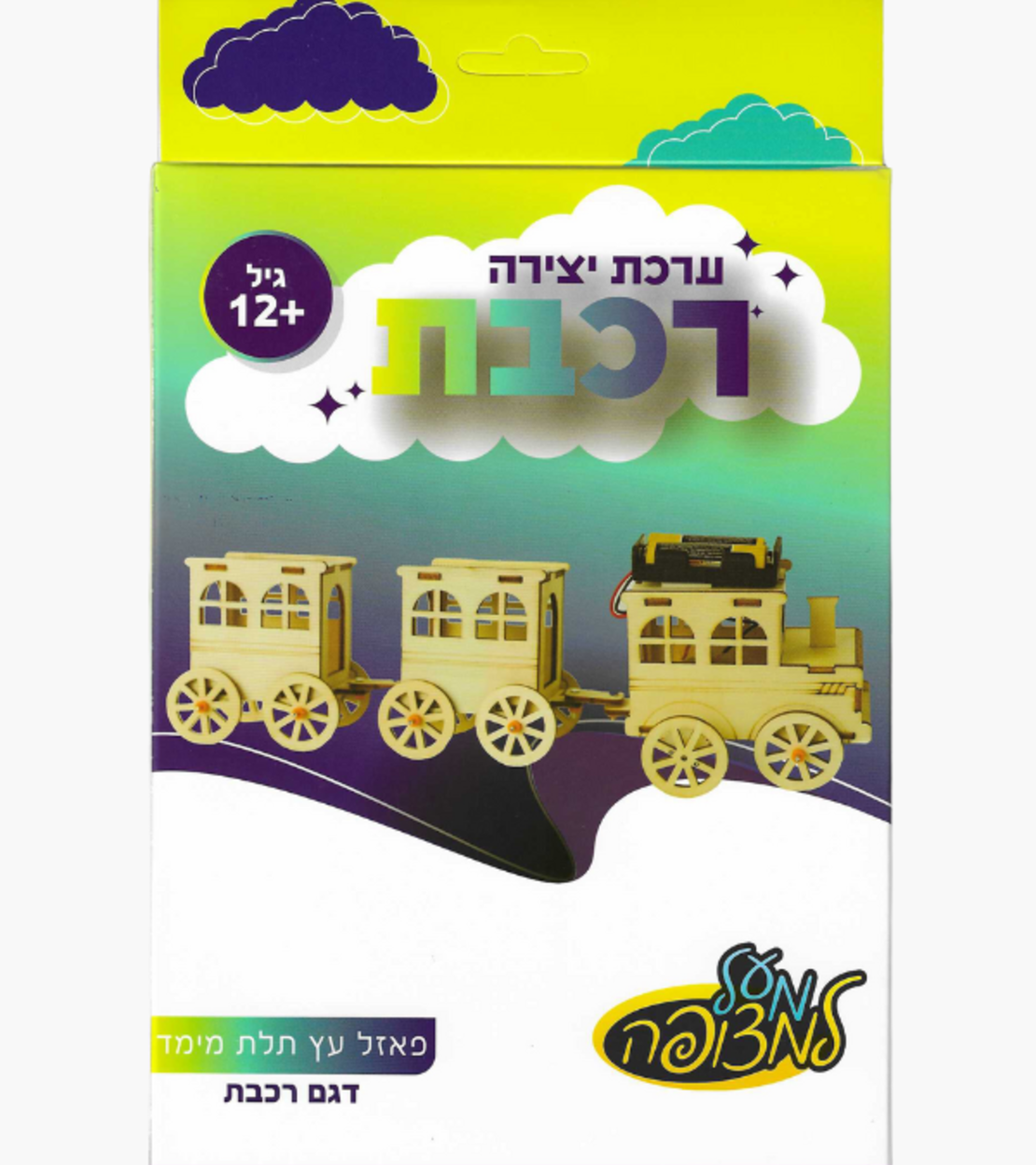 ערכת הרכבה מעץ ואלקטרוניקה / דגם רכבת