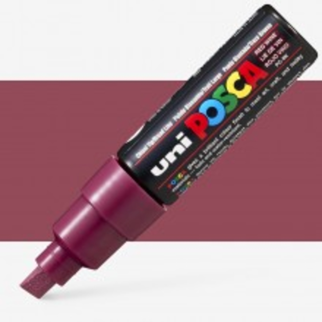 טוש פוסקה לציור-8מ''מ POSCA K8-בורדו