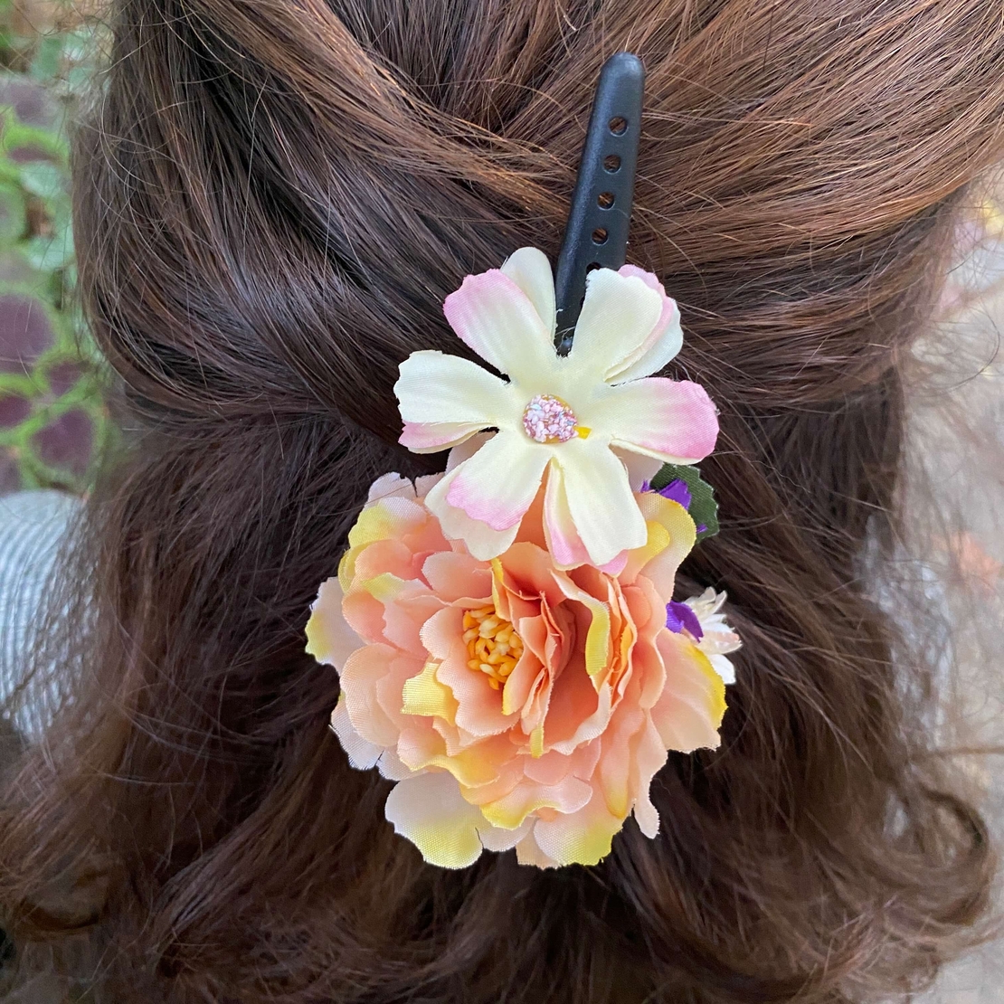 Flower hairclip - summer