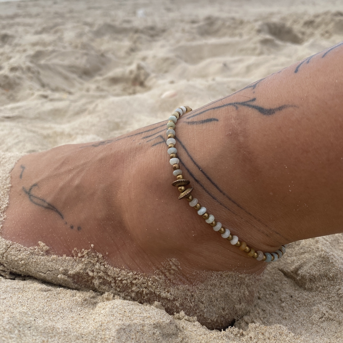 Beaded anklet