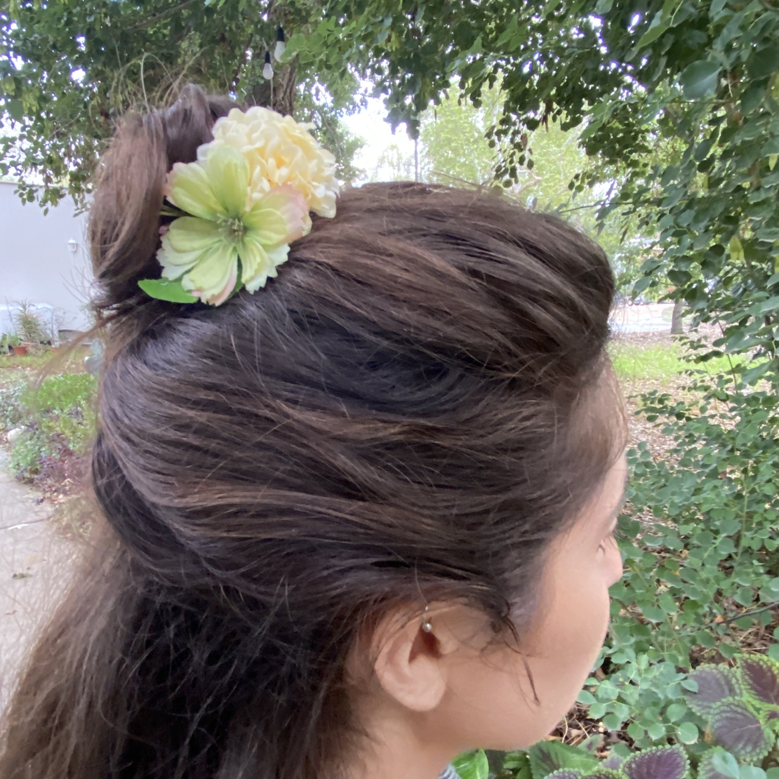 Flower hairclip - spring