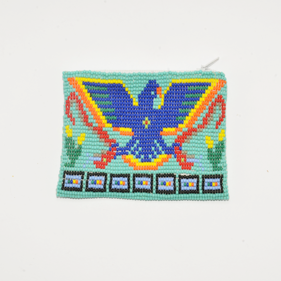 Mexican beaded purse - eagle