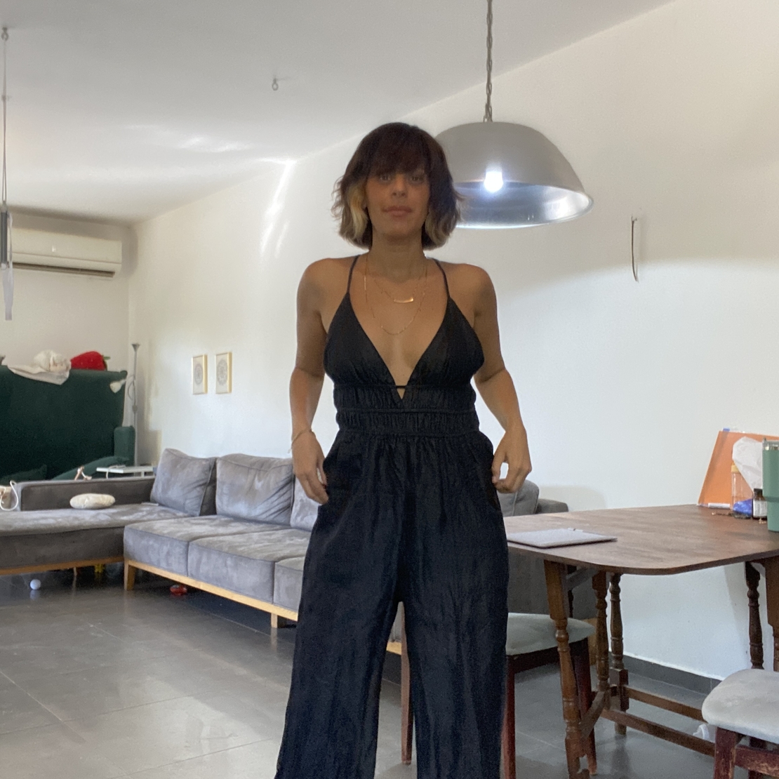 jumpsuit jeans black