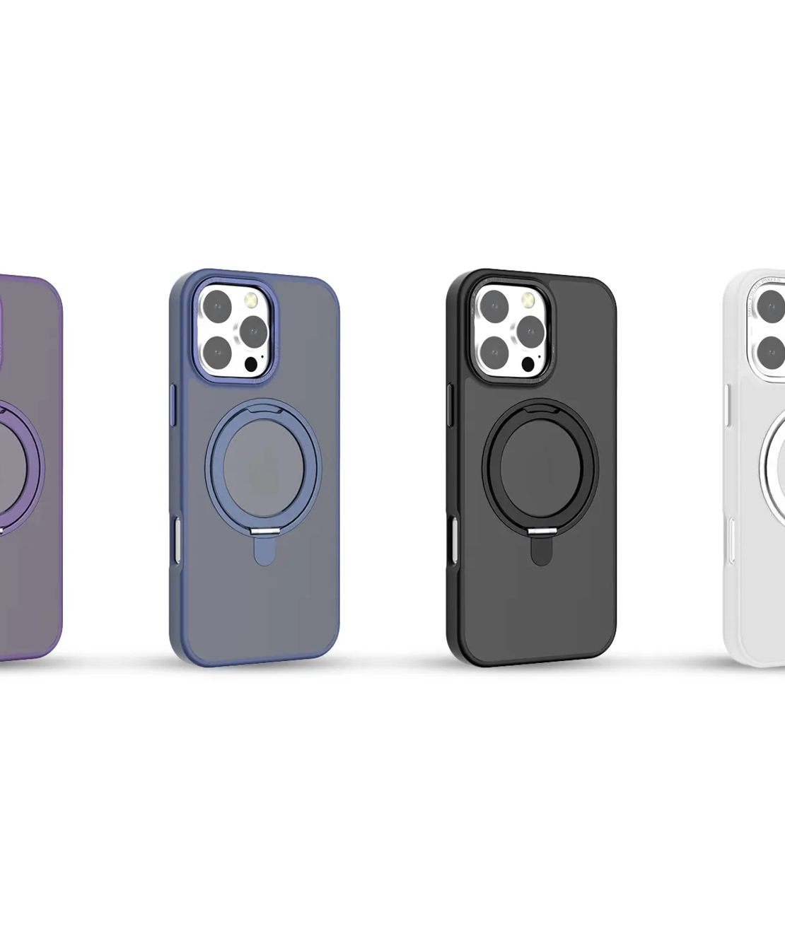 כיסוי מגסייף סטנד לבן אייפון 11