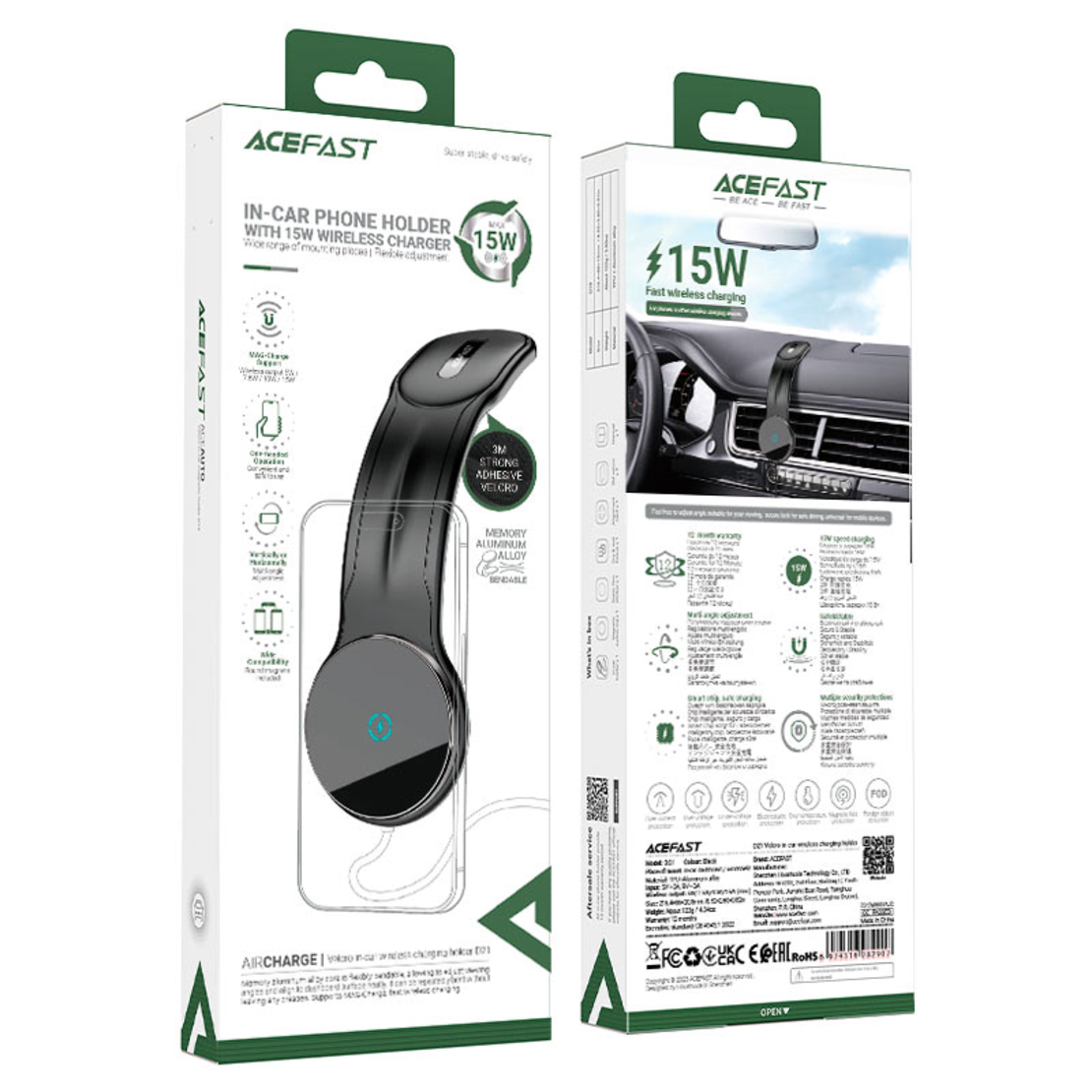 מעמד לטלפון ברכב D3 AceFast