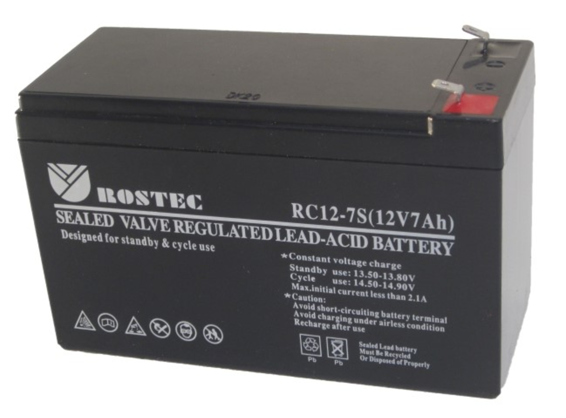 סוללה למערכות אזעקה 12V 7A