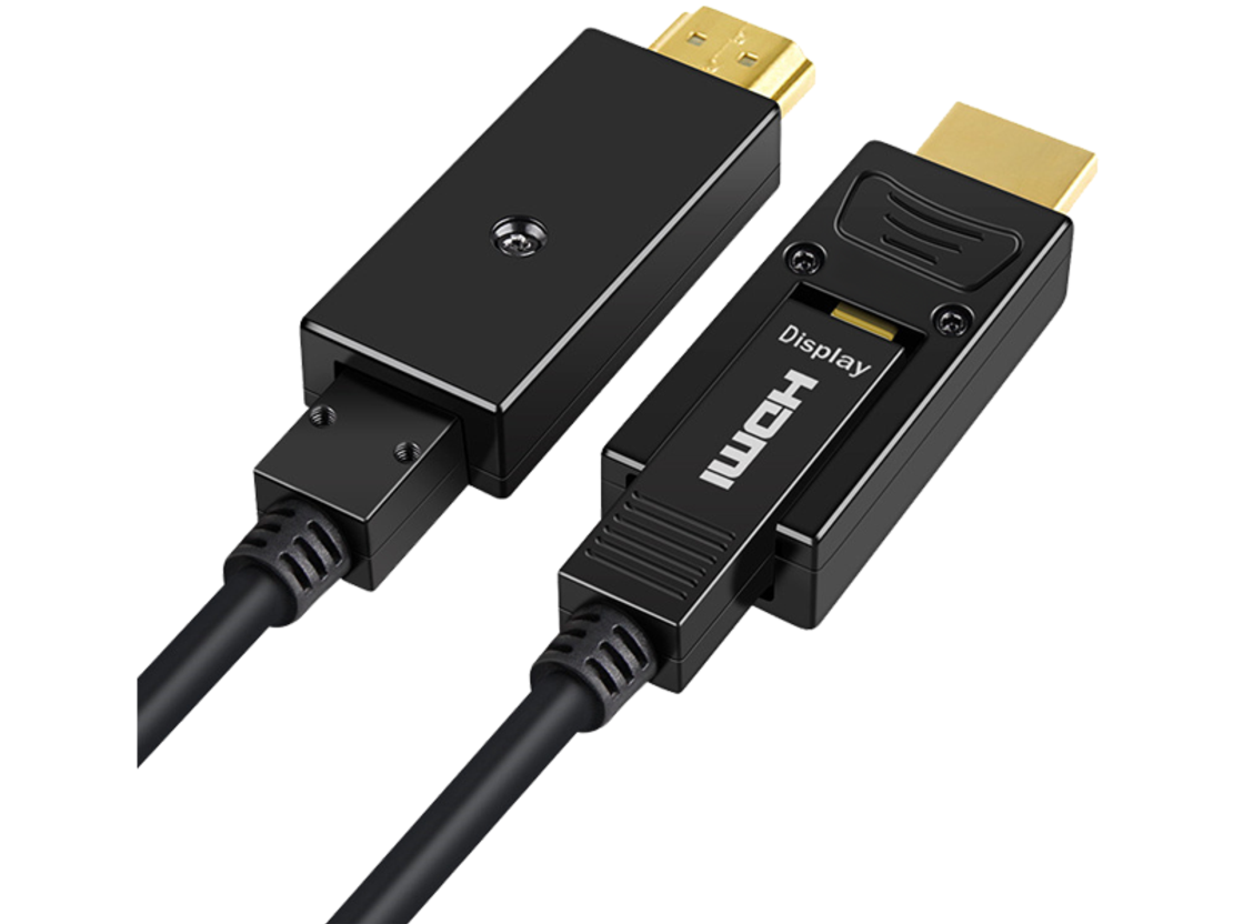 כבל HDMI פרימיום מבוסס סיב אופטי ראשים פריקים באורך 70 מ' מבית VISIONNET