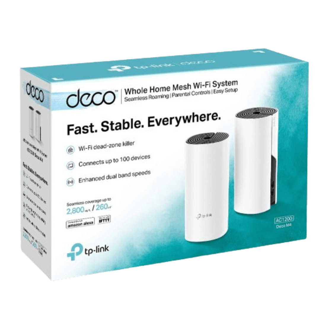 נקודת גישה 2 באריזה Tp-Link DECO M4 MESH 1200