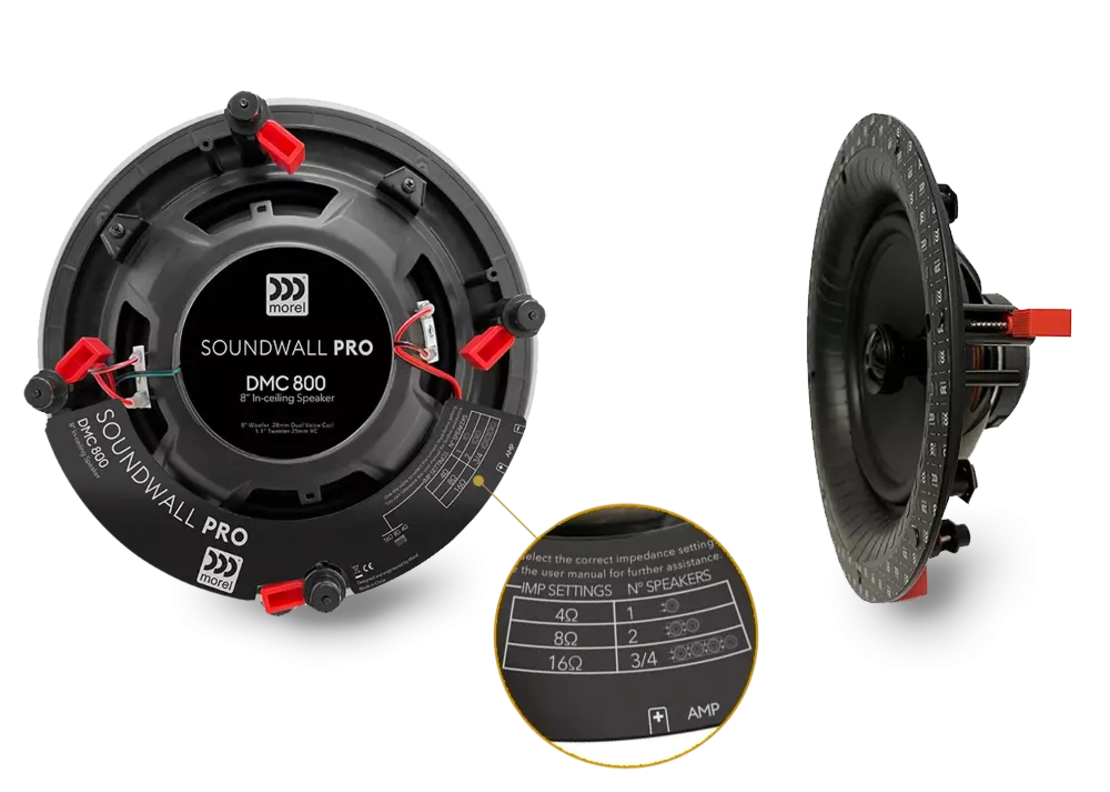 Morel DMC800 - רמקול עגול שקוע תקרתי בגודל 8