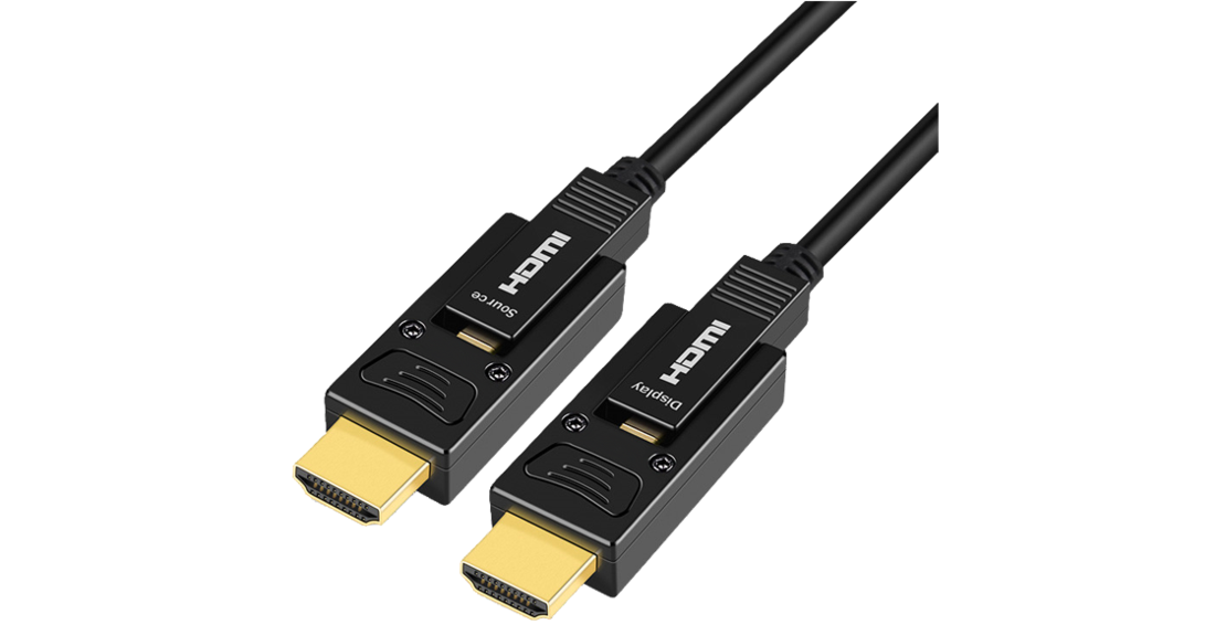 כבל HDMI פרימיום מבוסס סיב אופטי ראשים פריקים באורך 70 מ' מבית VISIONNET