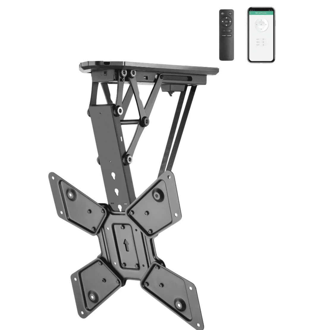 זרוע חשמלית תקרתית מתקפלת חכמה לגודל מסך עד 55″