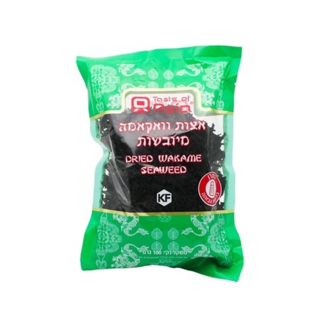 DRIED WAKAME SEAWEED 100GR - אצות וואקאמה מיובשות 100 גרם