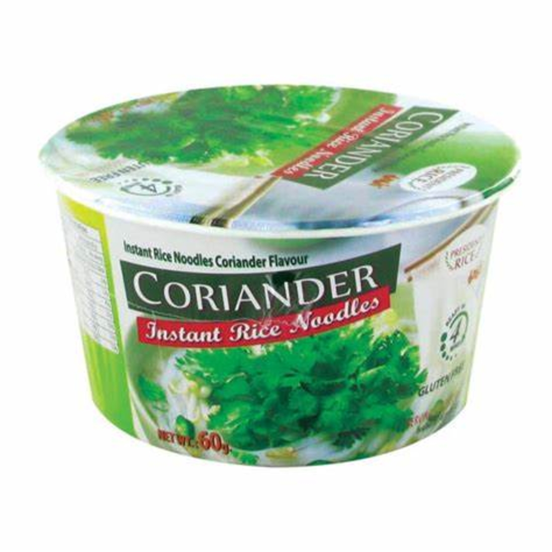 INSTANT RICE NOODLES CORIANDER FLAVOR 60GR - ערכה להכנת נודלס בטעם כוסברה 60 גרם