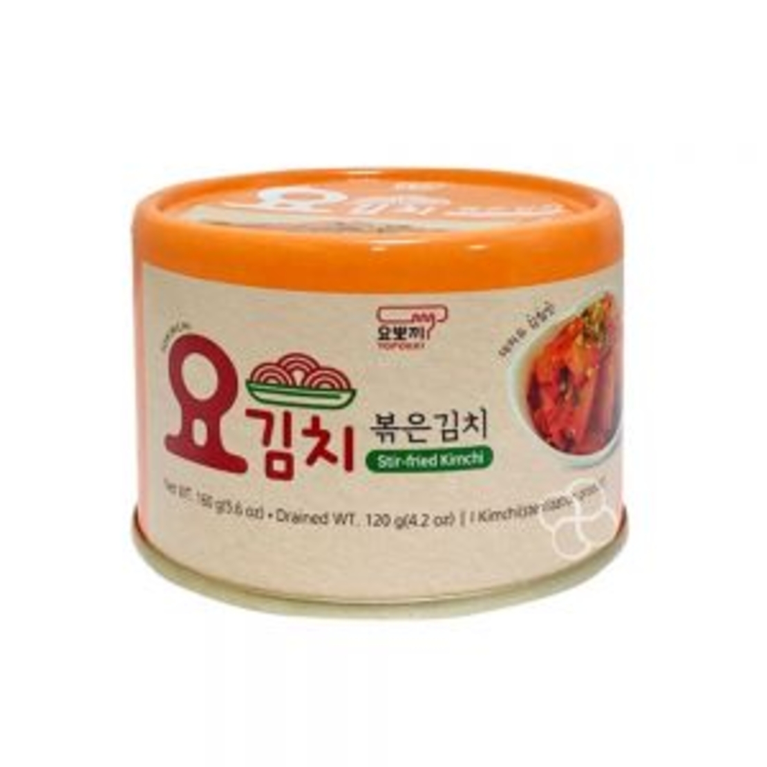 YOPOKK YOKIMCHI STIR KIMCHI 160GR -  קימצ'י שימורי כרוב סיני ברוטב 160 גרם