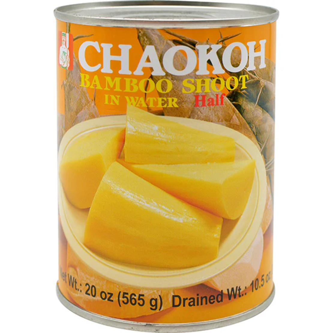 BAMBOO SHOOTS HALF IN WATER 300GR - חצאי נצרי חזרן במים 300 גרם