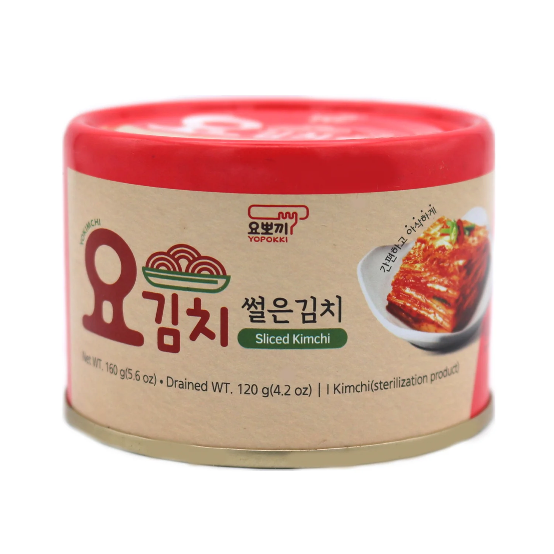 YOPOKK YOKIMCHI SLICED KIMCHI CAN 160GR - תבשיל בשימורים 160 גרם