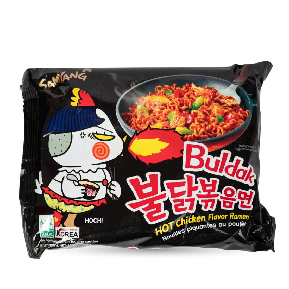 SAMYANG HOT SPICY ORIGINAL FLAVOR RAMEN 140GR - אטריות ראמן בטעם עוף חריף 140 גרם