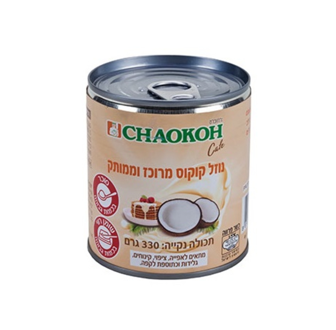 SWEETENED CONDENSED COCONUT LIQUID  330GR - נוזל קוקוס מרוכז וממתוק 330 גרם