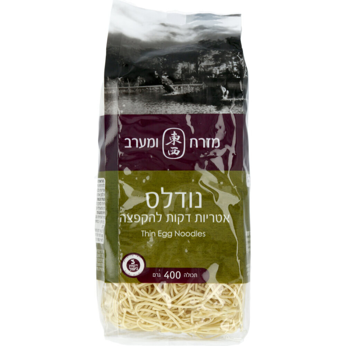 THIN EGG NOODLES 400GR - נודלס אטריות דקות להקפצה 400 גרם