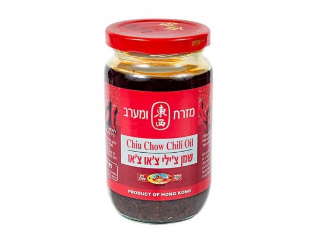 SOYBEAN OIL SEASONED WITH CHILLI 310GR - שמן סויה מתבול בצ'ילי 310 גרם