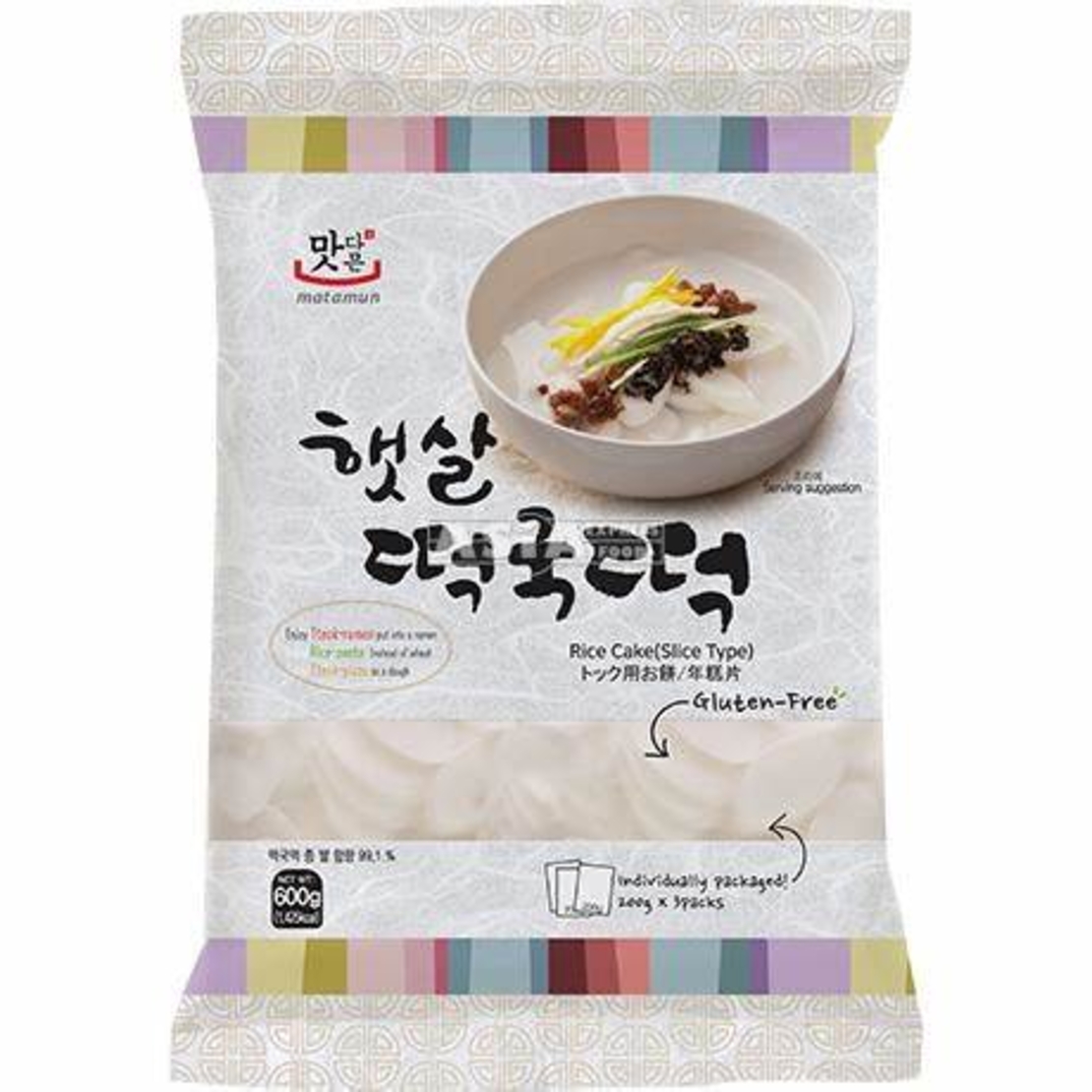 RICE CAKE[SLICE TYPE] GLUTEN FREE 600GR - אטריות אורז ללא גלוטן 600 גרם