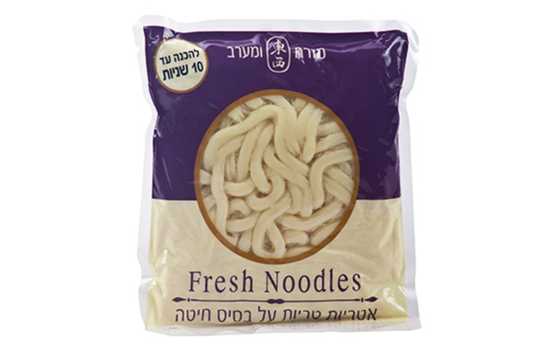 FRESH UDON NOODLES 200GR - אטריות מהירות להכנה על בסיס חיטה 200 גרם