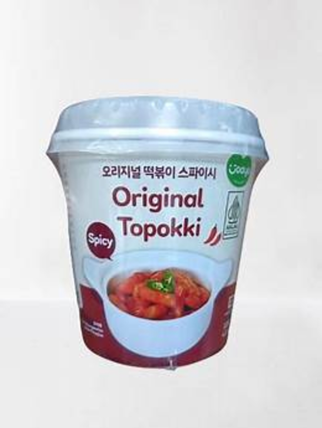 ORIGINAL TOPOKKI 120GR - בקצניות אורז בטעם פיקנטי להכנה מהירה 120 גרם