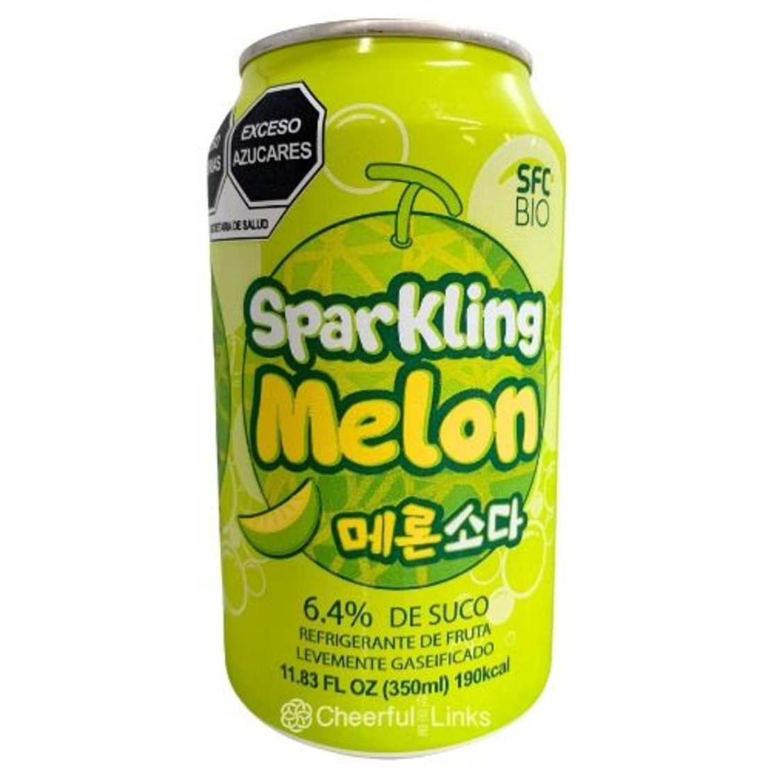SFC MELON FLAVOR SODA 350ML -  משקה מוגז בטעם מלון 350 מ