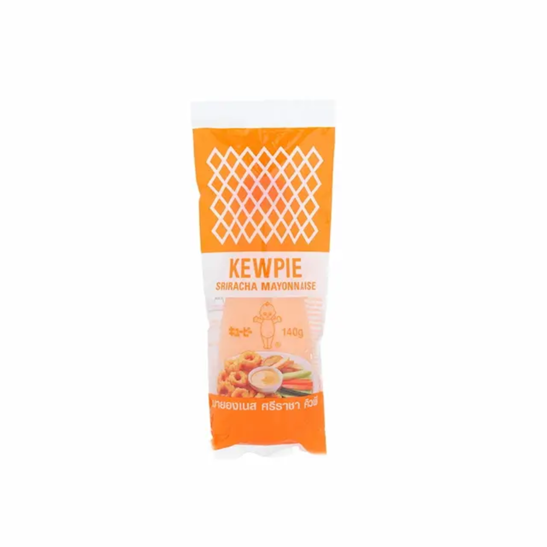 KEWPIE  SRIRACHA MAYONNAISE 140 ML - מיונז בתוספת סריראצ'ה 140 מ