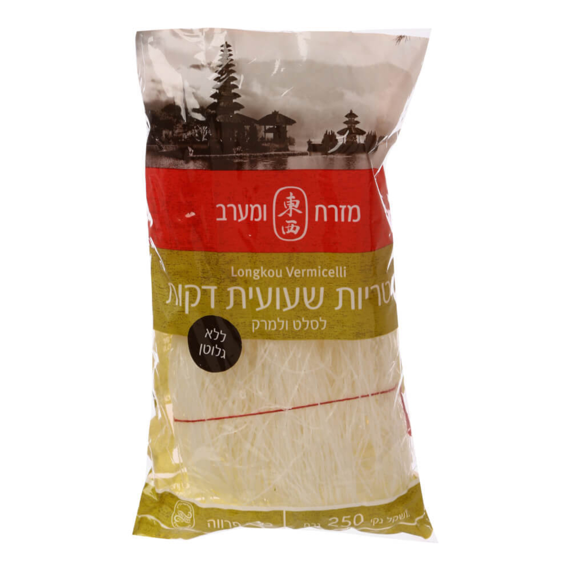 LONGKOU VERMICELLI 250GR - אטריות שעועית דקות לסלט ולמרק 250 גרם