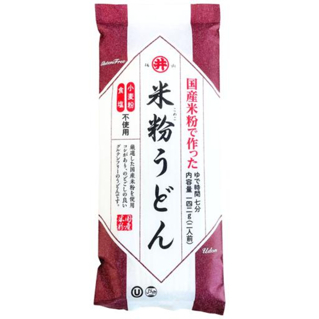 GLUTEN FREE KOMEKO UDON 142GR - אטריות אודון להכנה מהירה 142 גרם