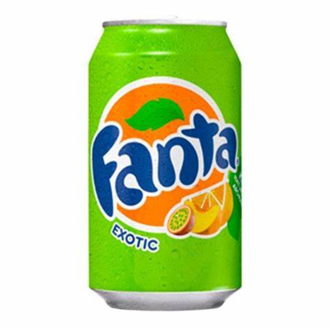 FANTA EXOTIC 330ML - פאנטה משקה מוגז בטעם פירות אקזןטיים 330 מ