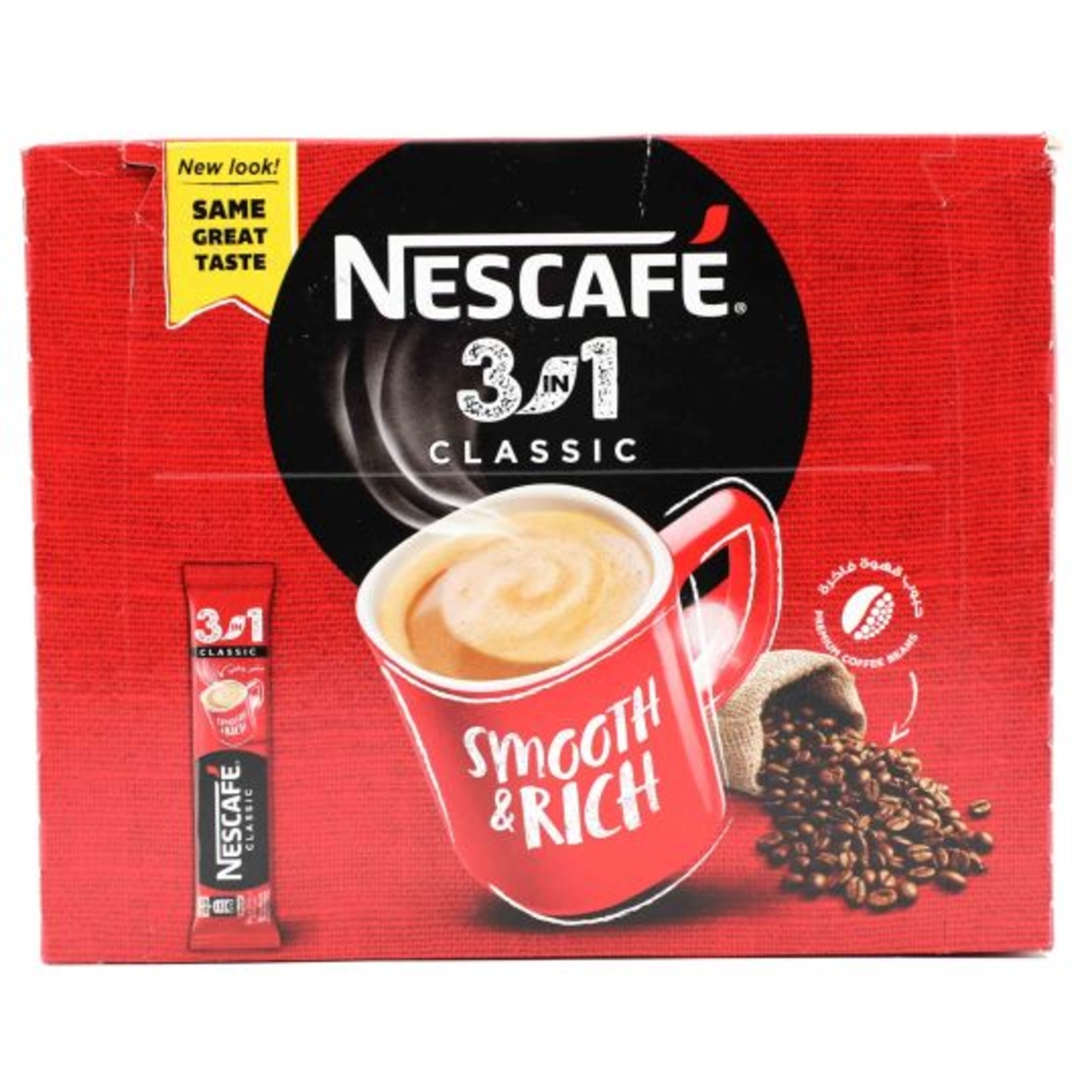 NESCAFE 3IN1 ORIGINAL 480GR - אבקה להכנת משקה בטעם קפה 480 גרם
