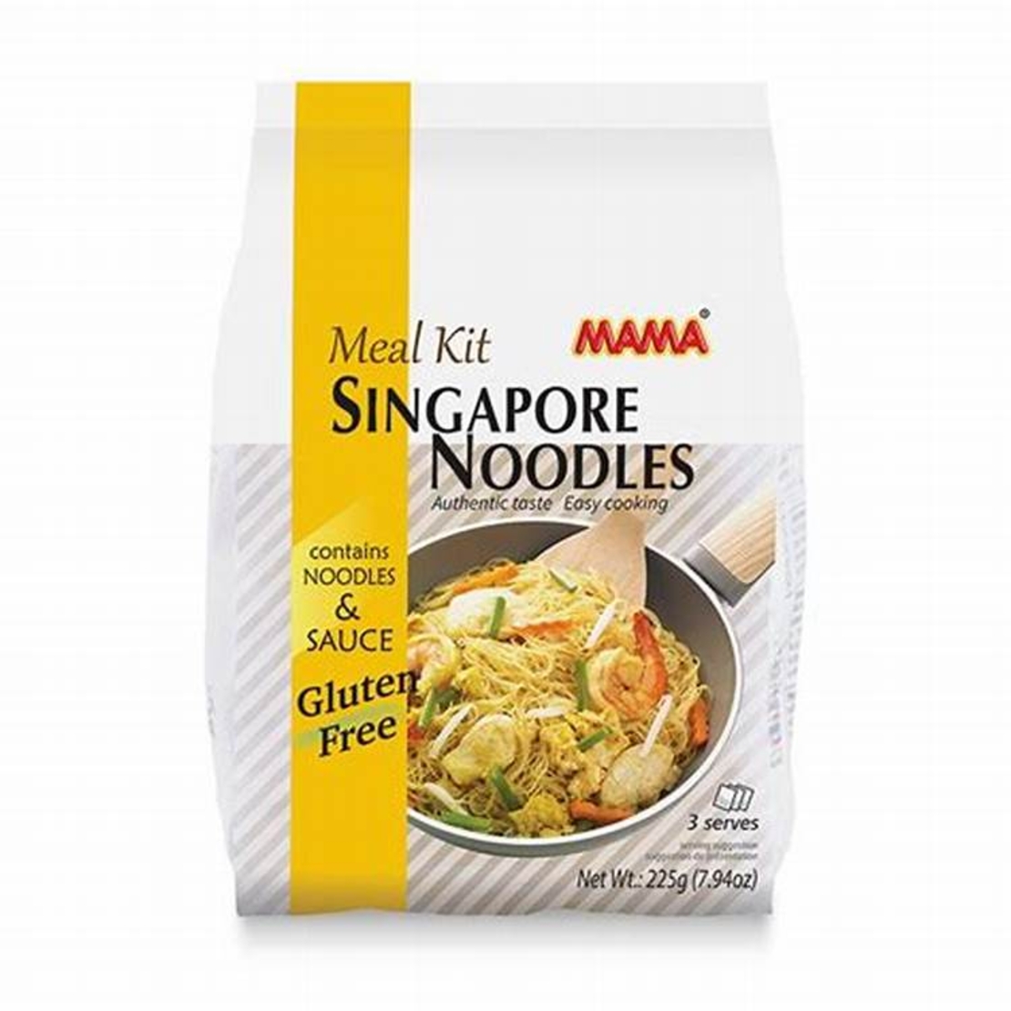 SINGAPORE NOODLES CONTAINS NOODELS AND SAUCE 225GR -  ערכה להכנת אטריות בנוסח סינגפור 225 גרם