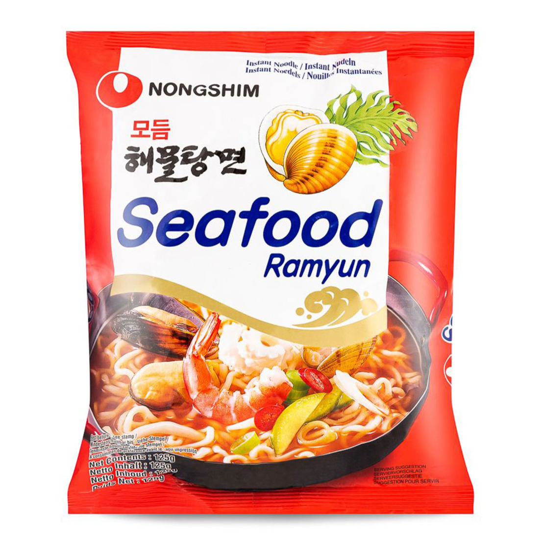 SEAFOOD RAMYUN 125GR - מרק ראמן בטעם פירות ים 125 גרם
