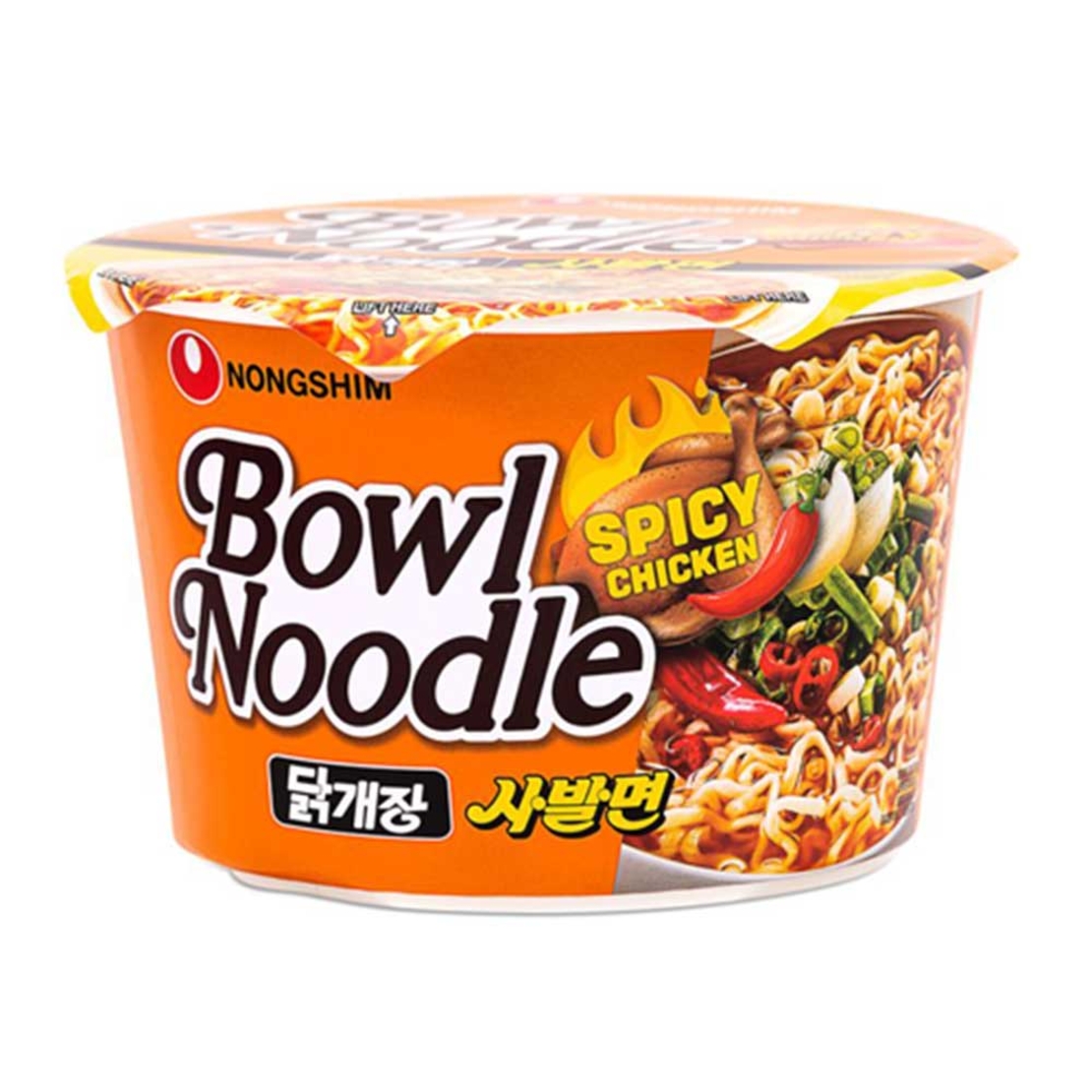 INSTANT NOODLES SPICY CHICKEN FLAVOR 100GR - ערכה להכנת אטריות נודלס בטעם עוף חריף 100 גרם