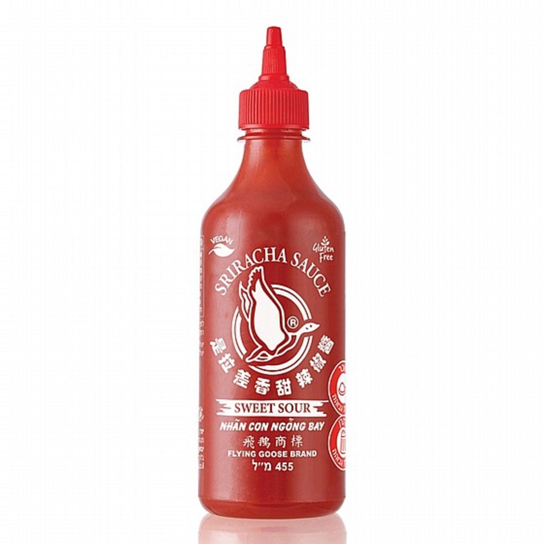 SRIRACHA SAUCE SWEET SOUR 455ML - רוטב סריראצ'ה חמוץ מתוק 455 מ